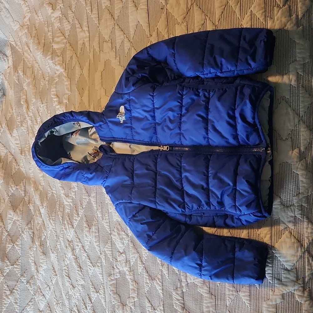 The North Face 5T reversible coat